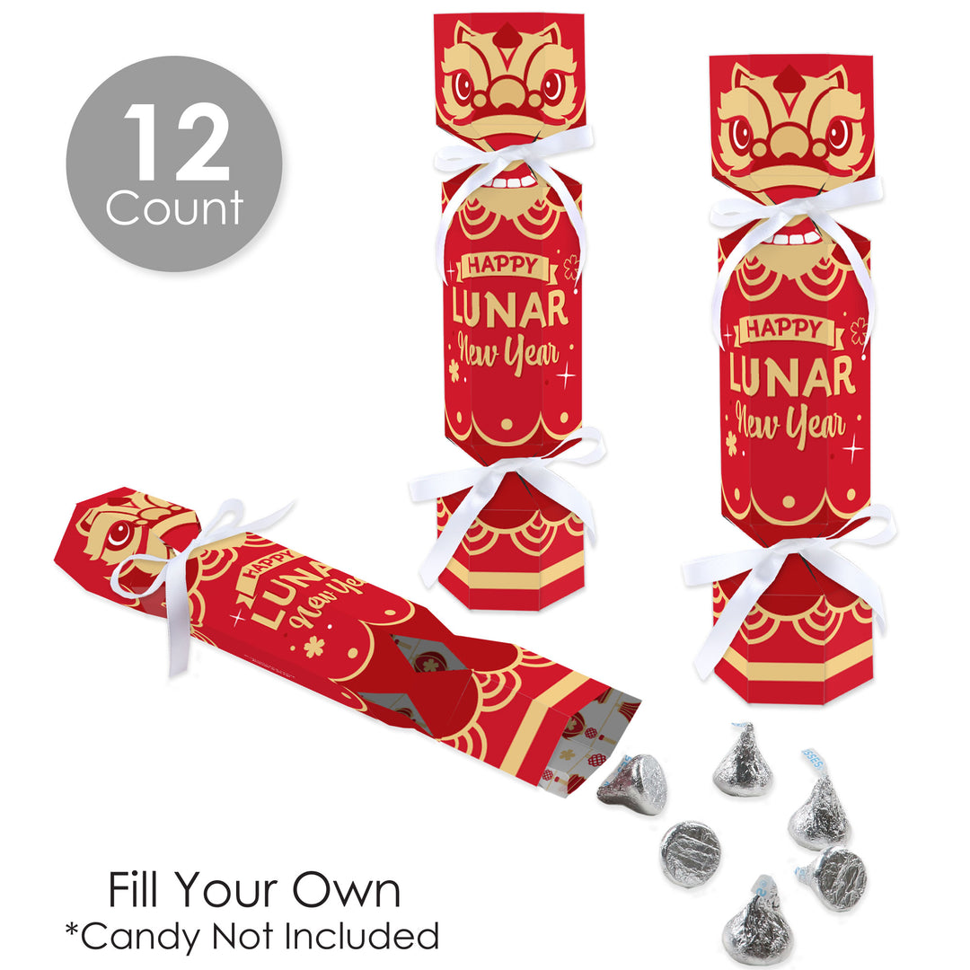 Lunar New Year - No Snap Party Table Favors - DIY Cracker Boxes - Set of 12