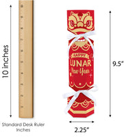 Lunar New Year - No Snap Party Table Favors - DIY Cracker Boxes - Set of 12