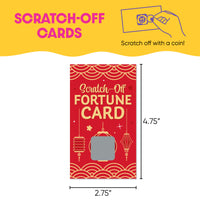 Lunar New Year Vertical Scratch Off Cards Game - 22 Ct