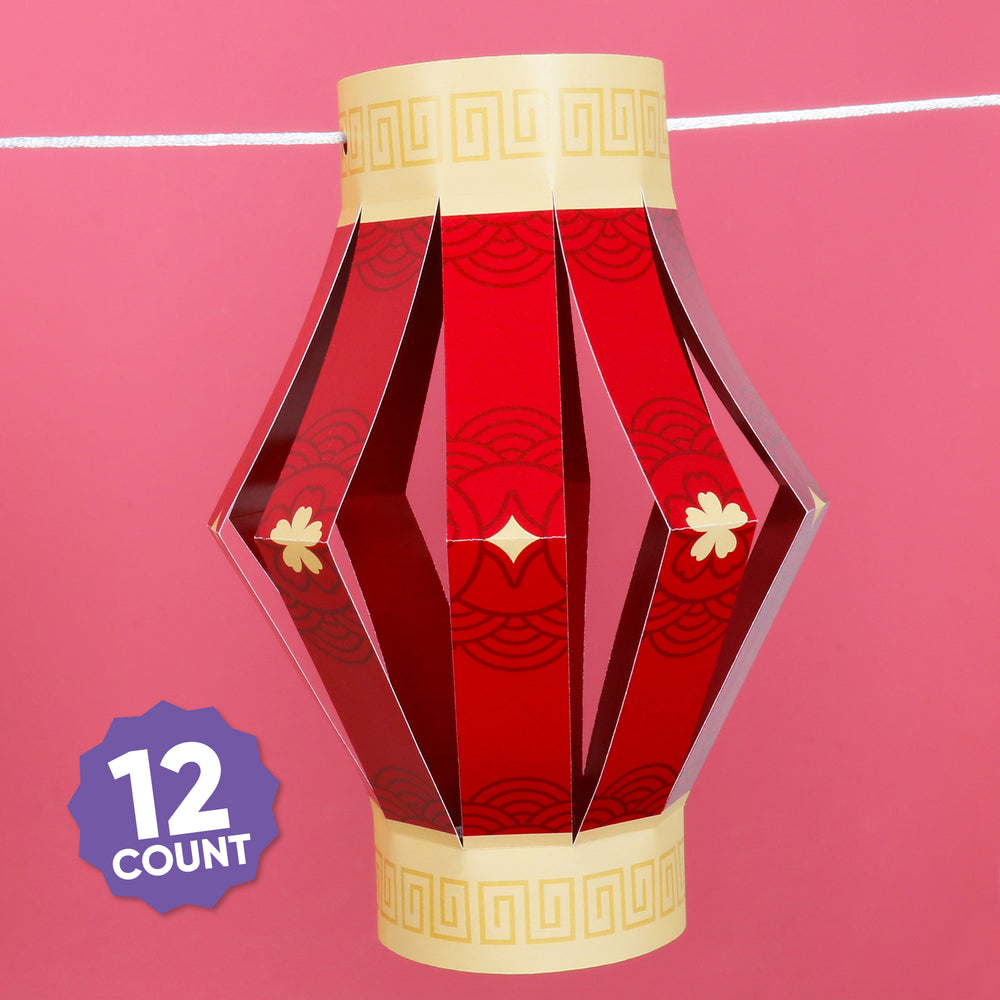 Lunar New Year Hanging Paper Lanterns