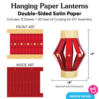 Lunar New Year Hanging Paper Lanterns