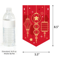 Lunar New Year - Bunting Banner - Party Decorations - Happy Lunar New Year