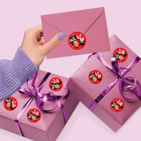 Custom Face Round Stickers - Magic Show - 24 Ct