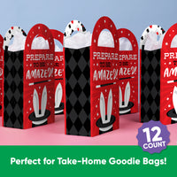 Magic Show Paper Favor Bags - 12 Ct