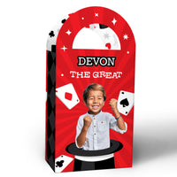 Custom Photo Magic Show Paper Favor Bags - 12 Ct