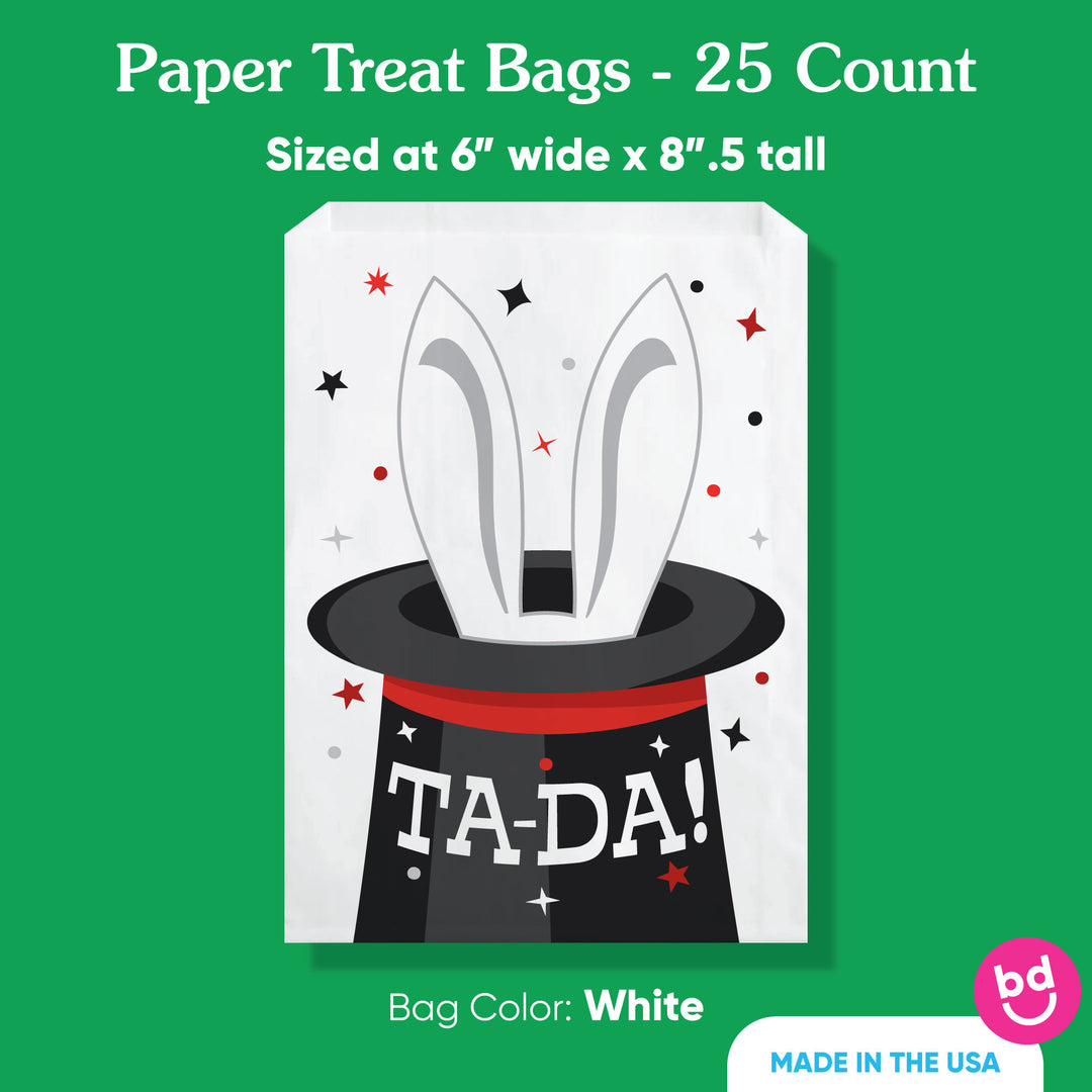 Paper Treat Bags - Magic - 25 Ct
