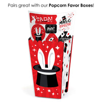 Ta-Da, Magic Show - Magical Birthday Party Favor Sticker Set - 12 Sheets - 120 Stickers