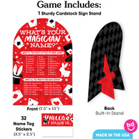 Magic Show What's Your Name Party Game
