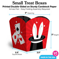 Magic Show Treat Boxes - 12 Ct