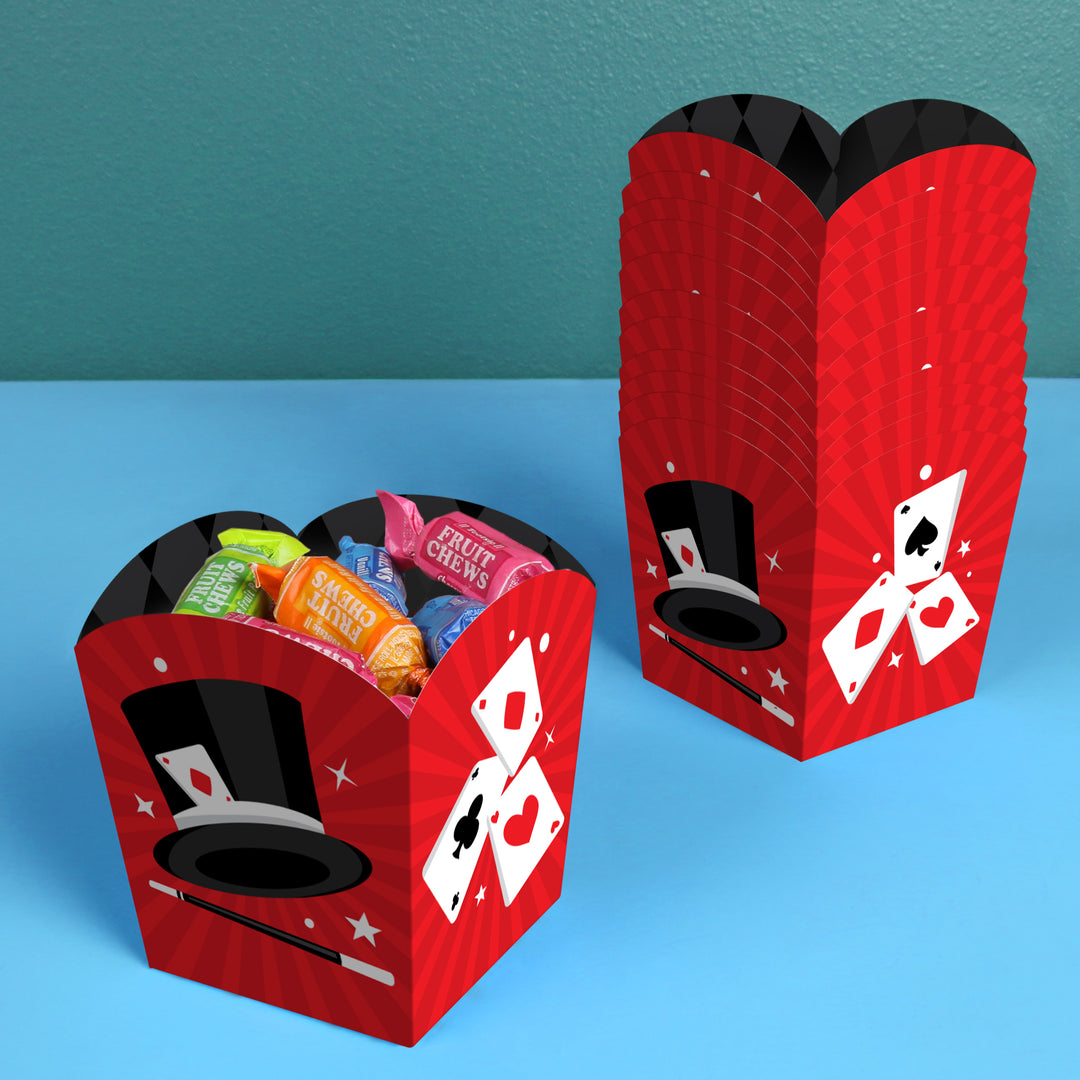Magic Show Treat Boxes - 12 Ct