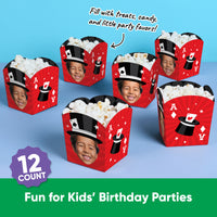 Custom Face Magic Show Treat Boxes - 12 Ct
