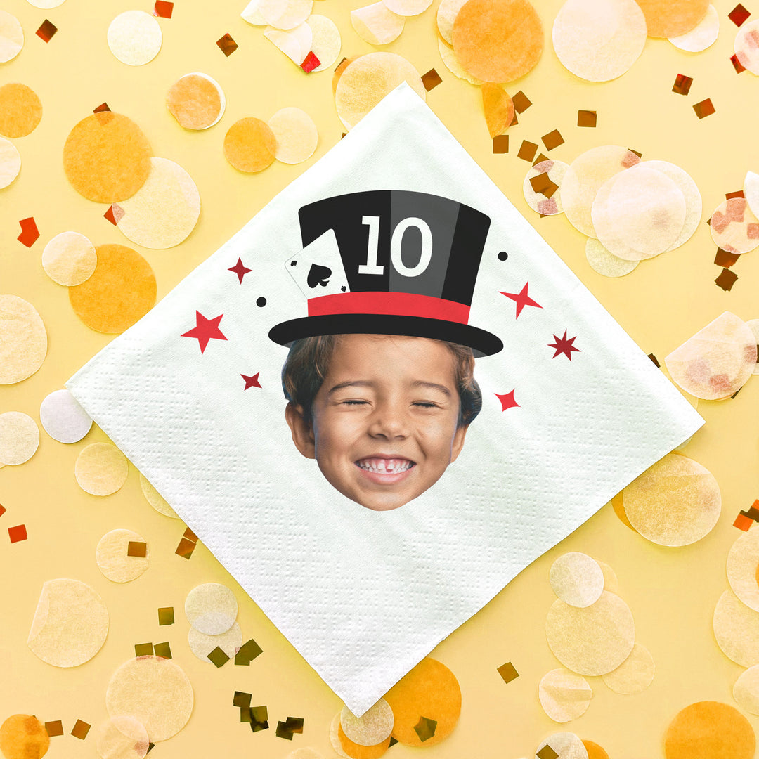 Custom Face Napkins - Magic - 50 Ct