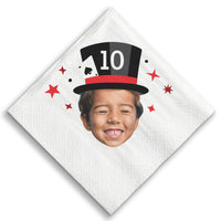 Custom Face Napkins - Magic - 50 Ct