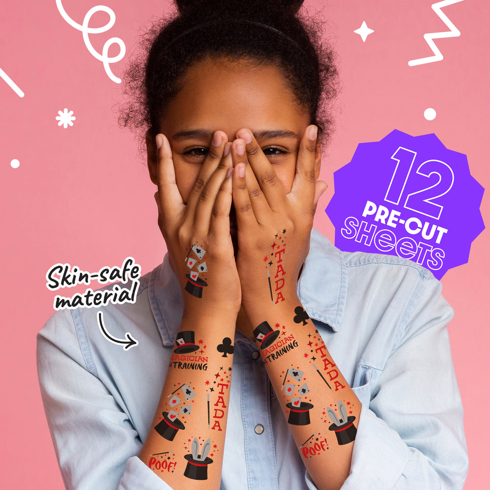 Magic Show Temporary Tattoos - 72 Ct