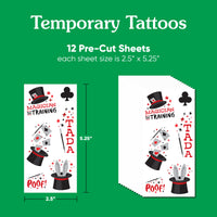 Magic Show Temporary Tattoos - 72 Ct