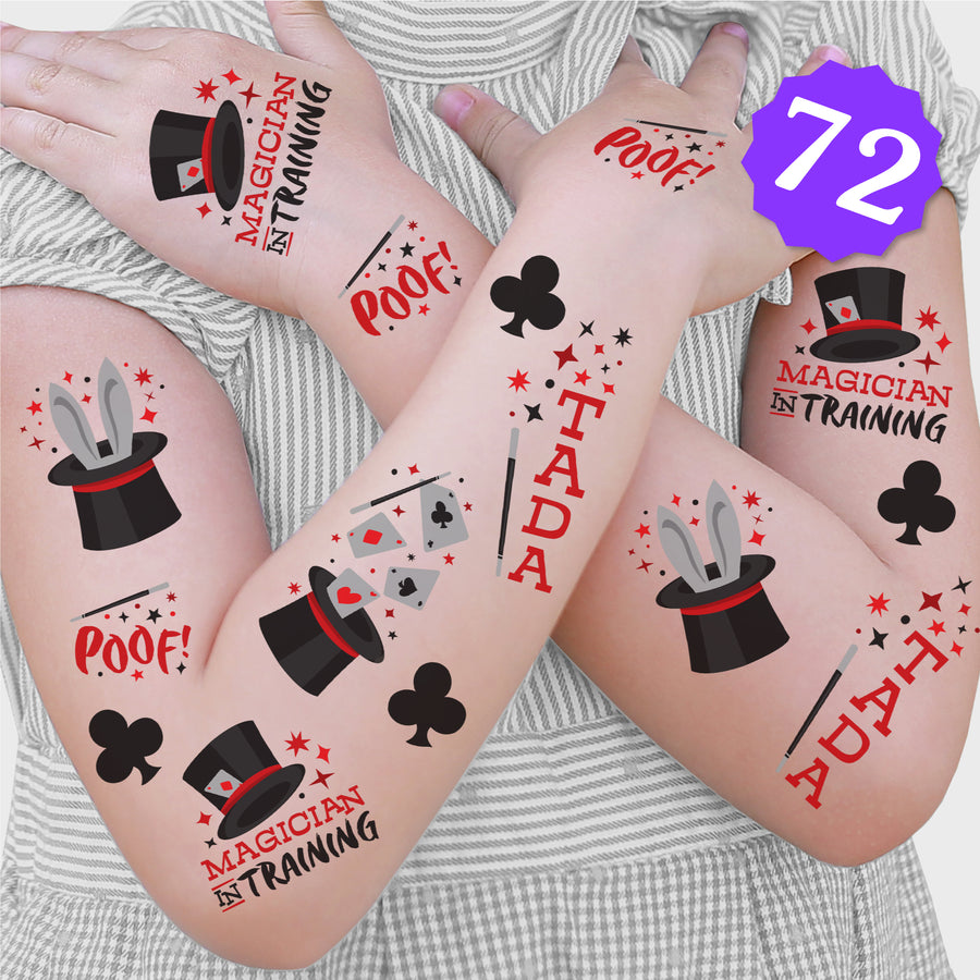 Magic Show Temporary Tattoos - 72 Ct