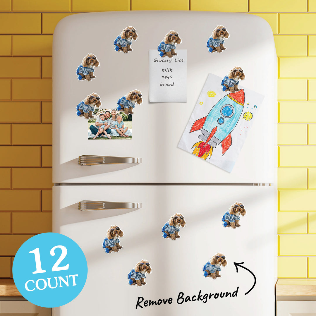 Custom Photo Magnets - 12 Ct