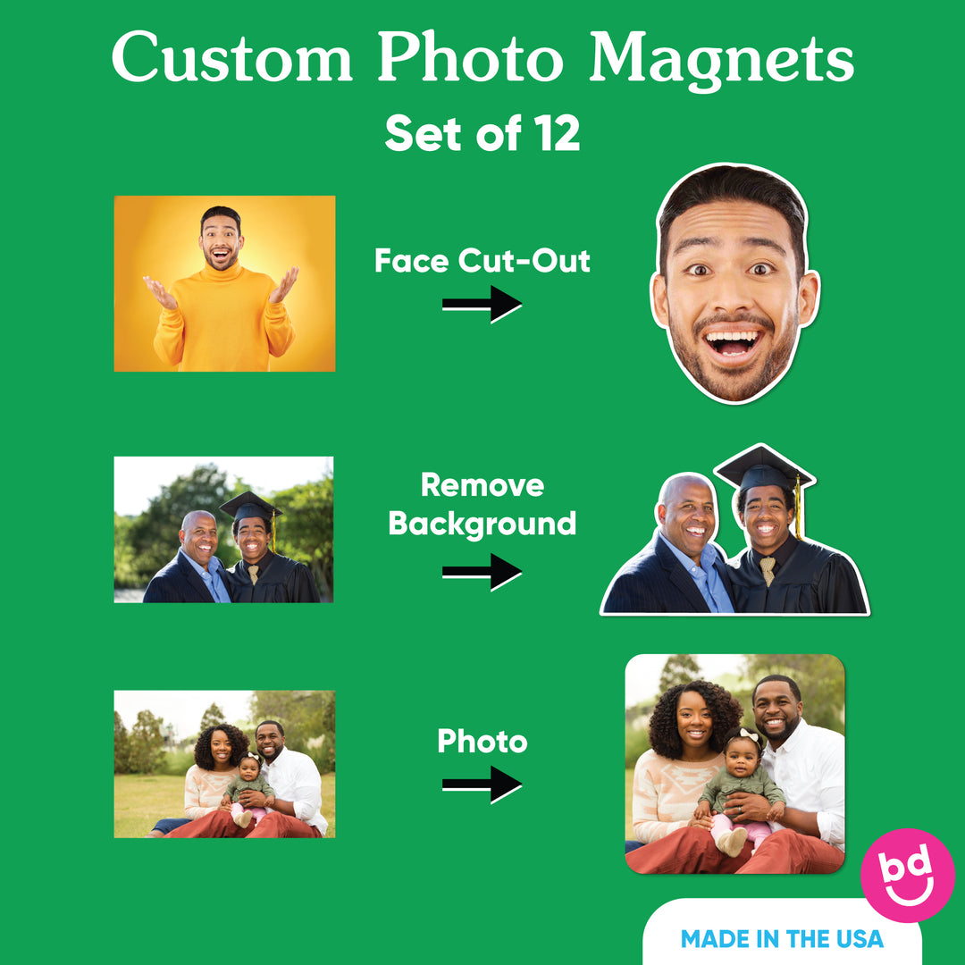 Custom Photo Magnets - 12 Ct