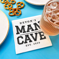 Custom Text - Man Cave Napkins - 50 Ct