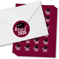 2026 Graduation Envelope Seal Stickers - 120 Ct