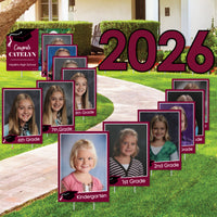 Custom Photo Graduation Party Yard Sign Set