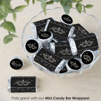 Masquerade - Venetian Mask Party Small Round Candy Stickers - Party Favor Labels - 324 Count