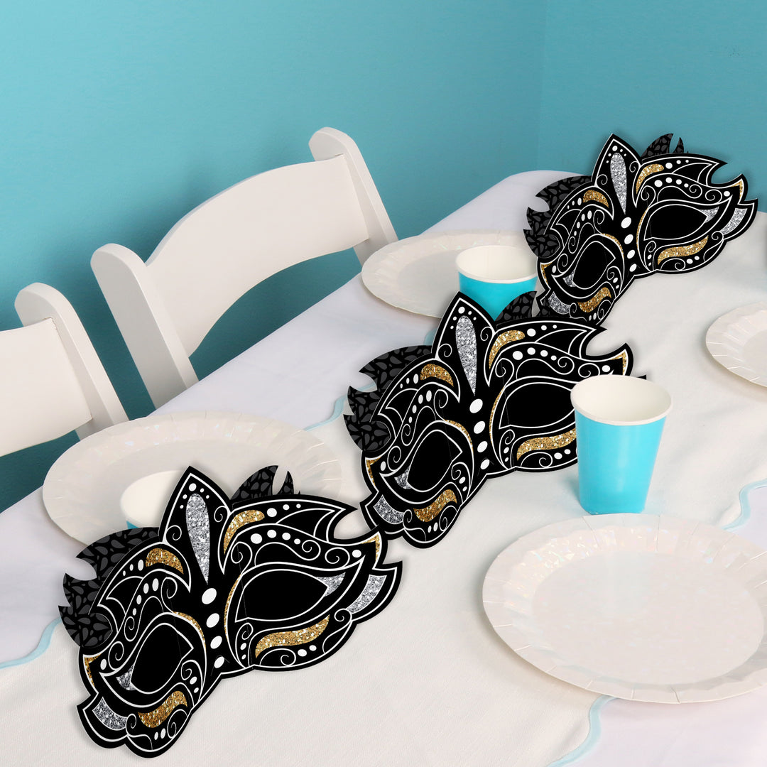 Masquerade 3D Centerpieces - 8 Ct