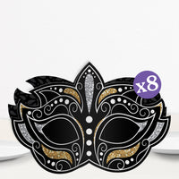 Masquerade 3D Centerpieces - 8 Ct