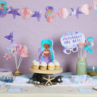 Mermaid Garland Banner - 15 Pc