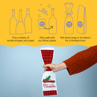 Wine Bags - Merry Little Christmas Tree