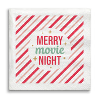 Napkins - Merry Movie Night - 24 Ct