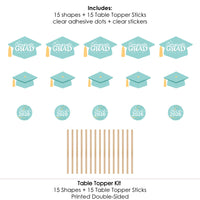 Pastel Grad - Table Toppers - 15 Ct