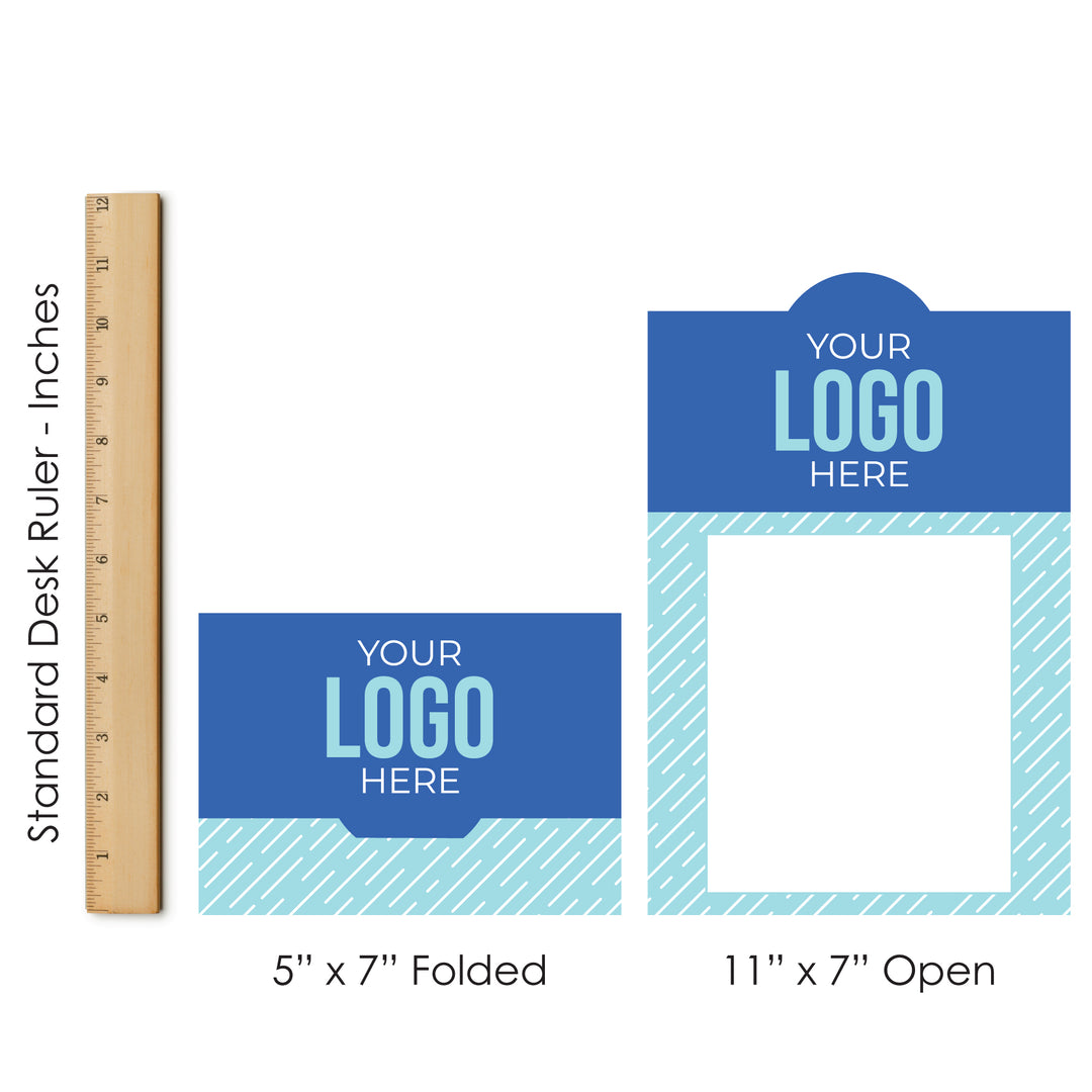 Custom Logo Money and Gift Card Holders - Personalized Branded Business Party Favors - Set of 8