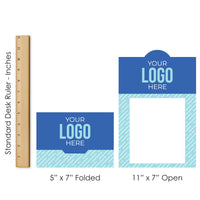 Custom Logo Money and Gift Card Holders - Personalized Branded Business Party Favors - Set of 8