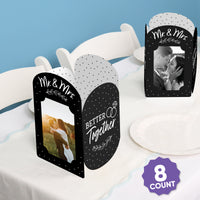 Mr. and Mrs. Photo Centerpieces - 8 Ct
