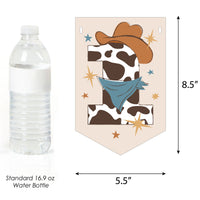 My First Rodeo - Little Cowboy 1st Birthday Party Bunting Banner - Party Decorations - Happy 1st Birthday