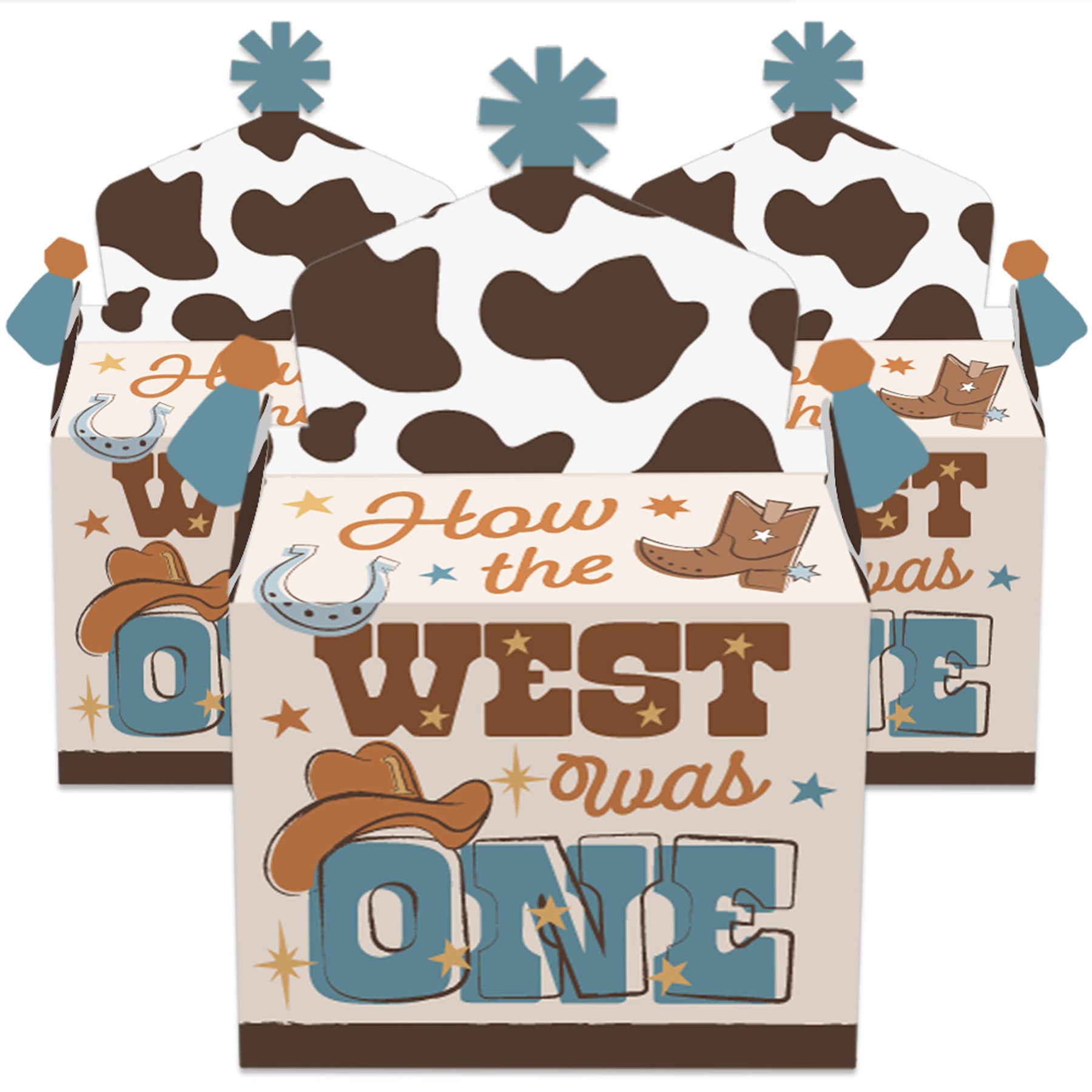 First Rodeo Party Box My First Rodeo - Treat Box Party Favors - Little Cowboy 1st Birthday ...