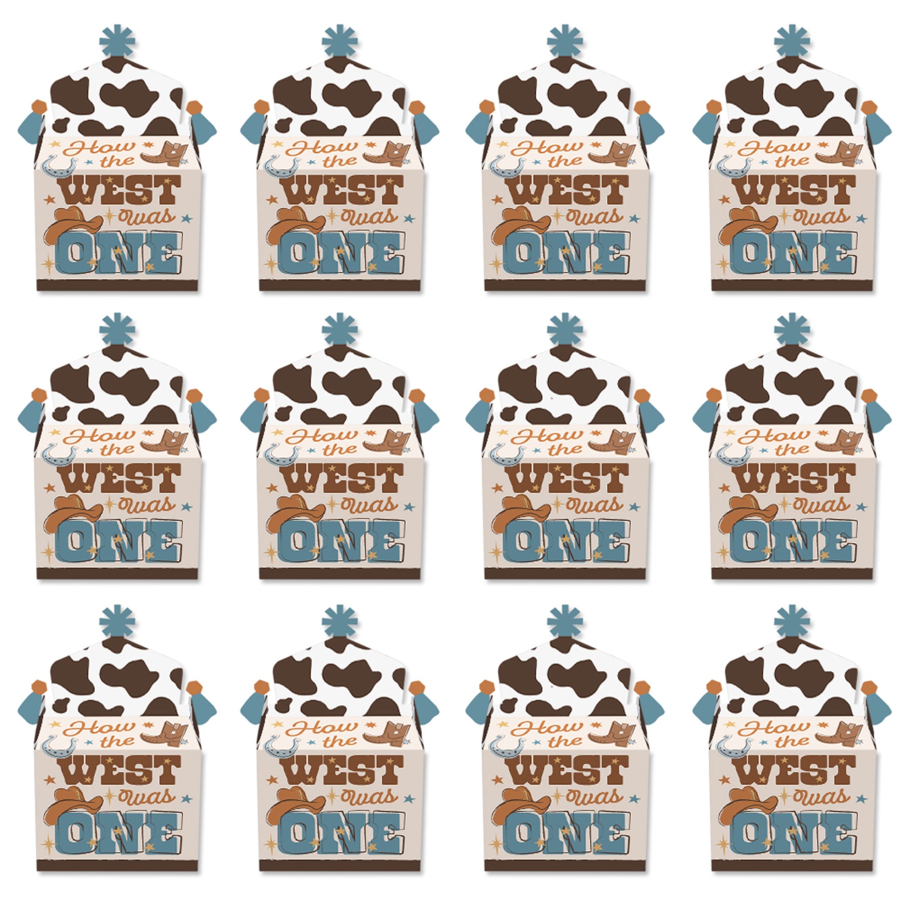 First Rodeo Party Box My First Rodeo - Treat Box Party Favors - Little Cowboy 1st Birthday ...