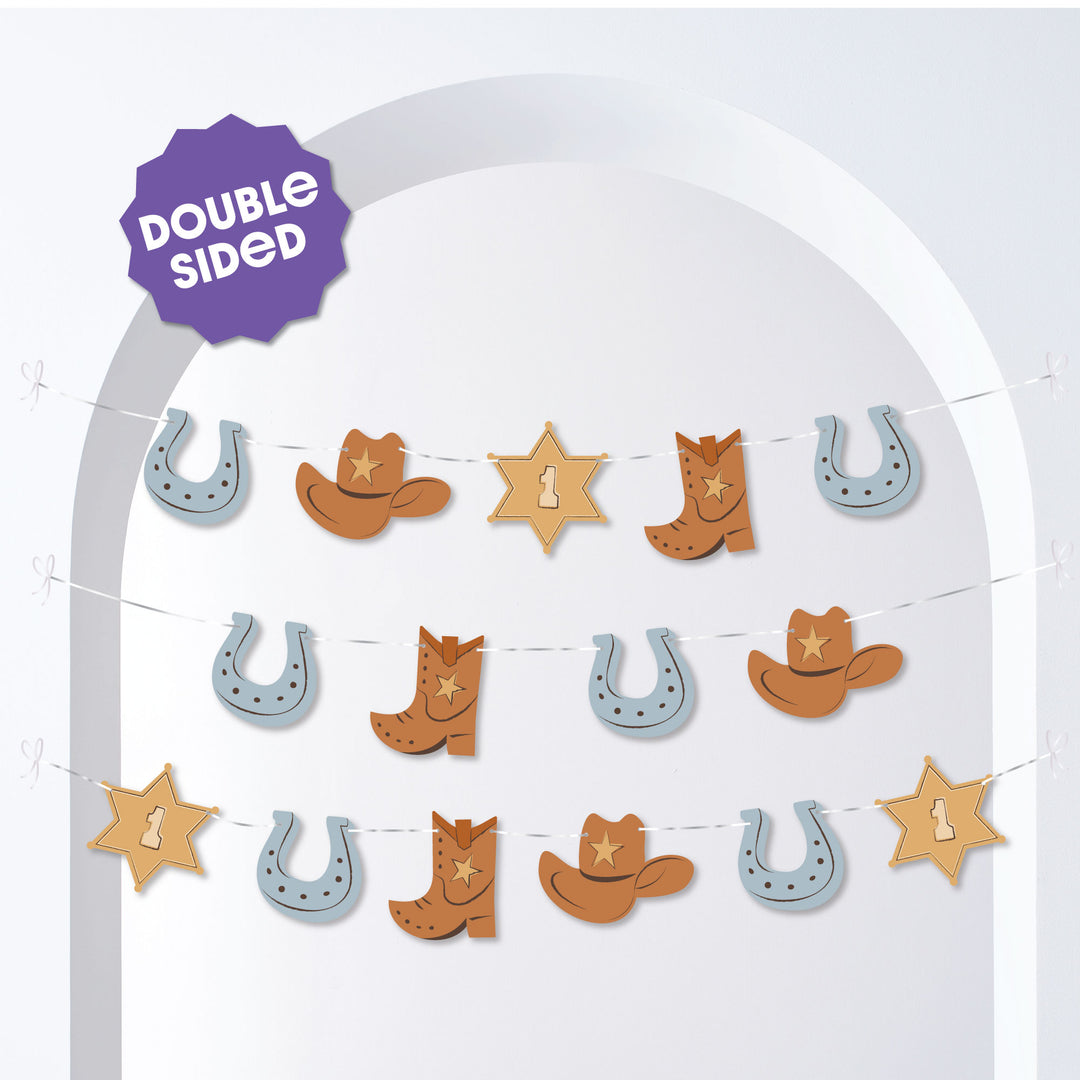 First Rodeo Garland Banner - 15 Pc