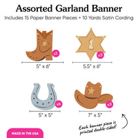 First Rodeo Garland Banner - 15 Pc