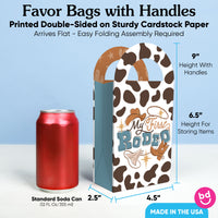 My First Rodeo Paper Favor Bags - 12 Ct