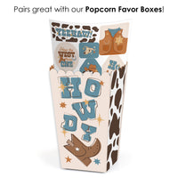 My First Rodeo - Little Cowboy 1st Birthday Party Favor Sticker Set - 12 Sheets - 120 Stickers
