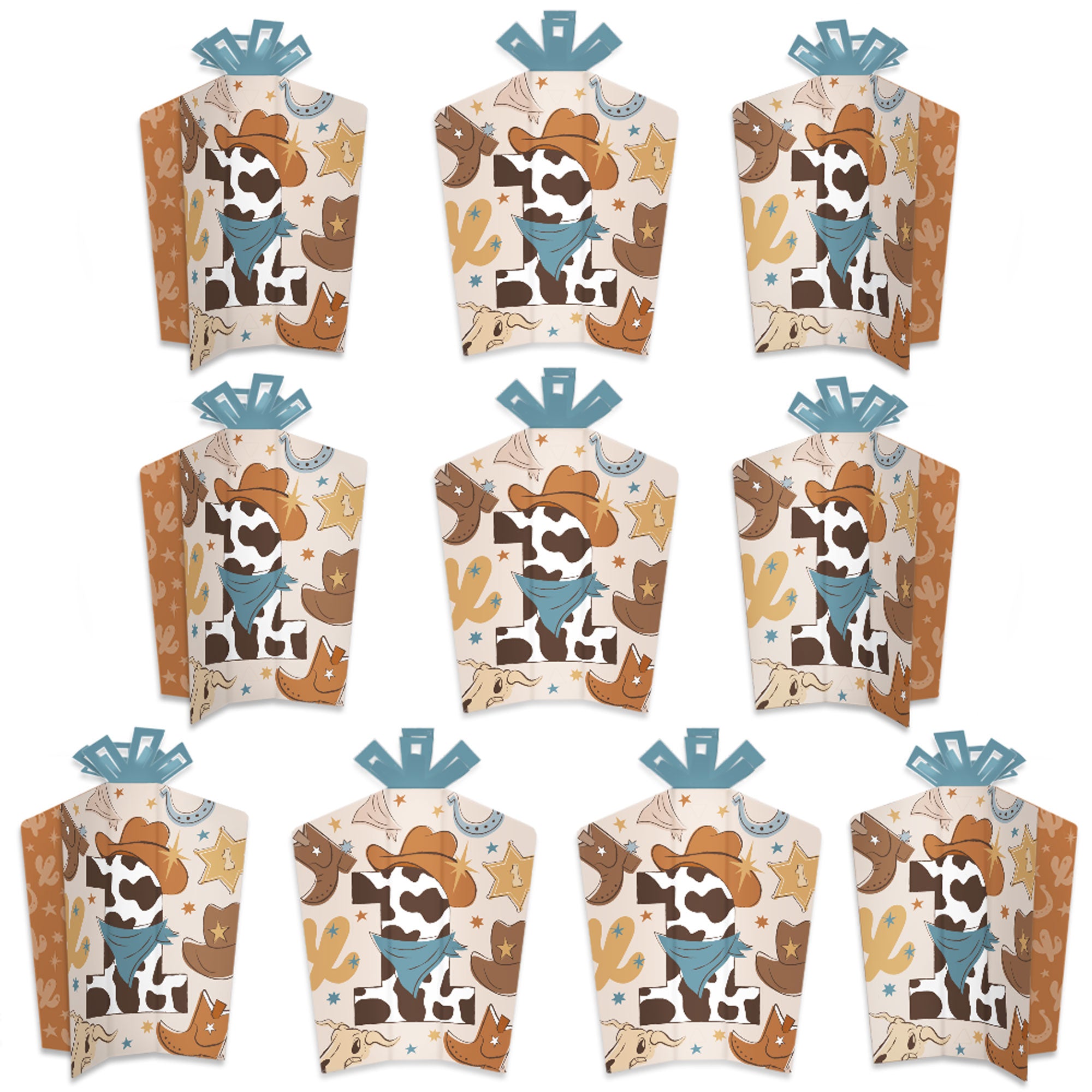 First Rodeo Table Pieces My First Rodeo - Table Decorations - Little Cowboy 1st Birthday Party ...