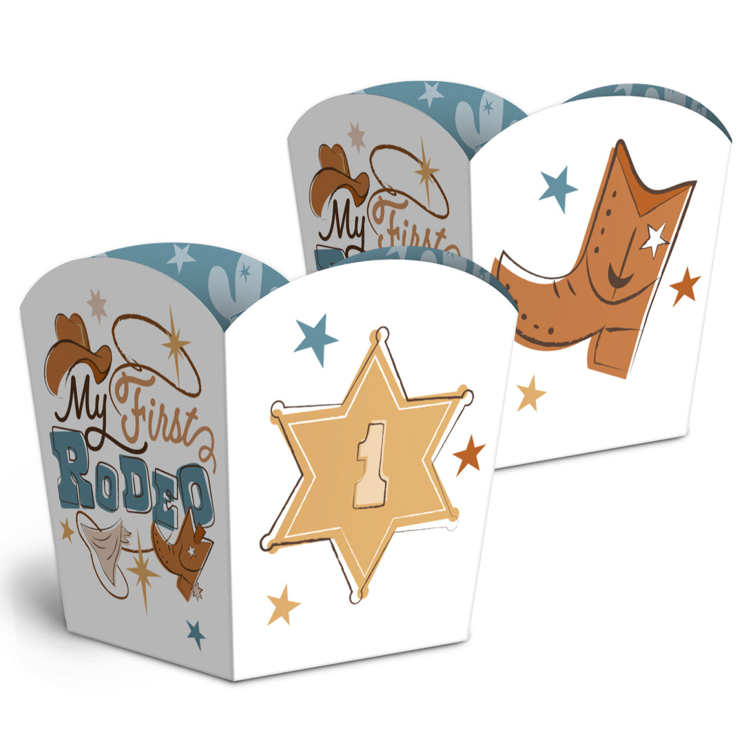 My First Rodeo Treat Boxes - 12 Ct
