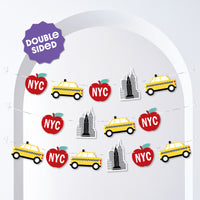 MYC Cityscape Garland Banner - 15 Pc
