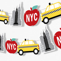 MYC Cityscape Garland Banner - 15 Pc