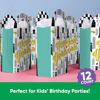 NYC Cityscape Paper Favor Bags - 12 Ct