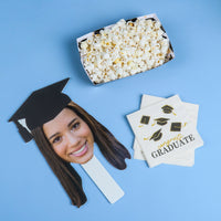 Custom Grad Cap Fun Face Cut Out Paddles