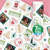 Custom Photo Wrapping Paper - North Pole Special Delivery