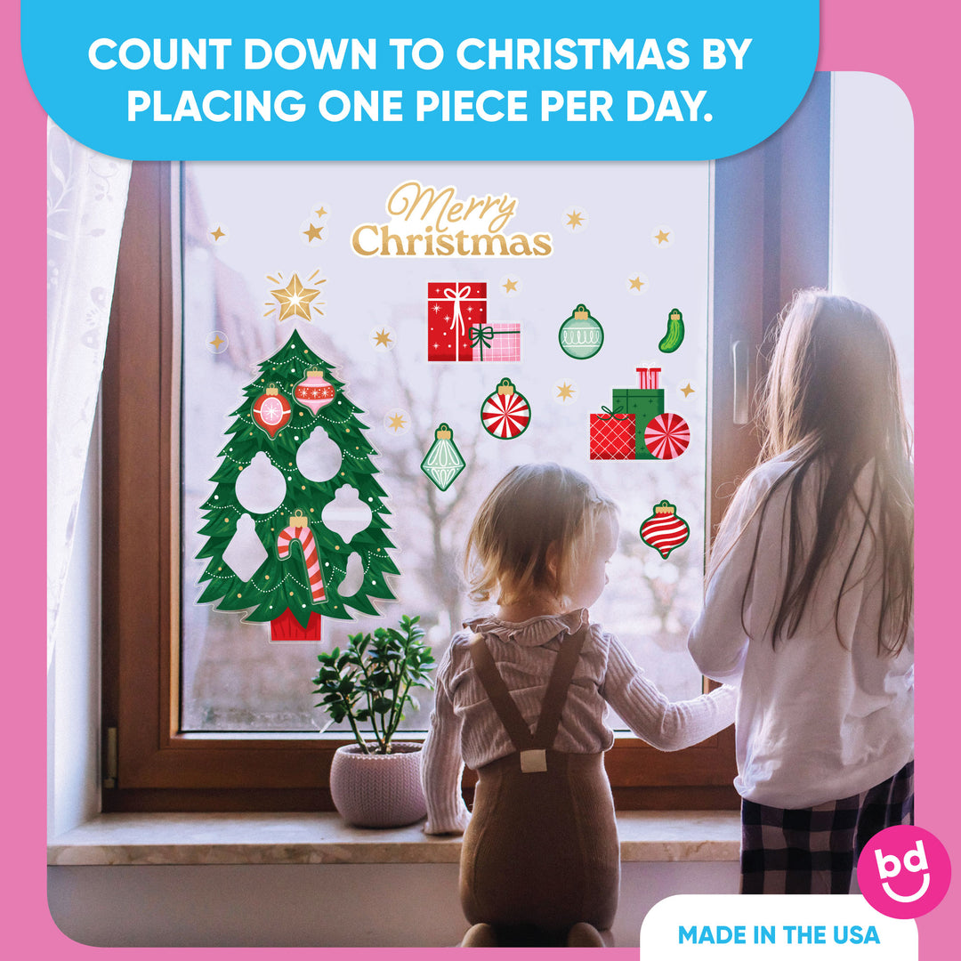 Chrismtas window clings for kids